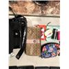 Image 3 : Group of misc items including - Adidas backpack, Guess bag, Coach hand purse, large zippo lighter, e