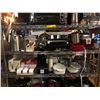 Image 3 : Rack contents full of kitchenware include - Keurig coffee machine, Melitta coffee machine, microwave