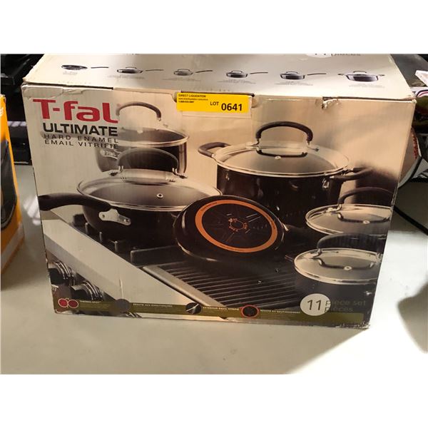 T-fal ultimate hard enamel 11-piece set