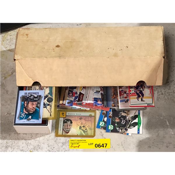 Group of misc hockey cards