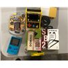 Image 1 : Group of misc items including - Gameboy, Pacman game, Skullcandy headphones, domino, cards, projecto