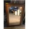 Image 1 : Framed wall hanging mirror (approx. in 36W x in 52in H)