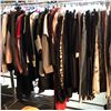 Image 1 : Rack lot full of assorted clothes - includes high end jackets & sweaters / Guess jacket / Kappa swea