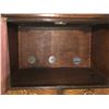 Image 2 : Antique Chinese console cabinet w/ butterfly hinges (approx 27" x W x 16" L x 23" H)