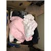 Image 4 : Pallet lot of assorted clothes - includes jeans / biker jacket / lingerie etc