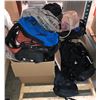 Image 1 : Large group of assorted backpacks - includes Jansport / Pink / Marilyn Monroe bag etc (approx 50 )