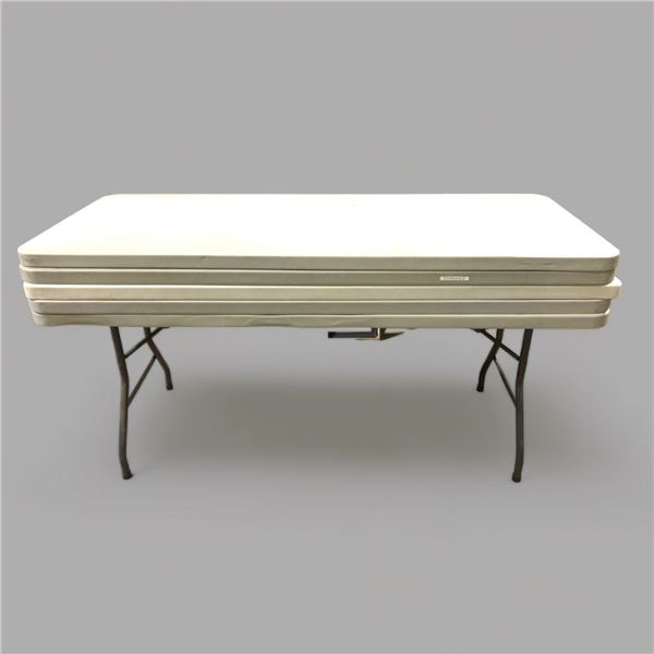 Group of 5 folding tables