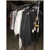 Image 3 : Rack full of assorted clothing - includes hoodies/ jackets (approx. 35pcs) rack included