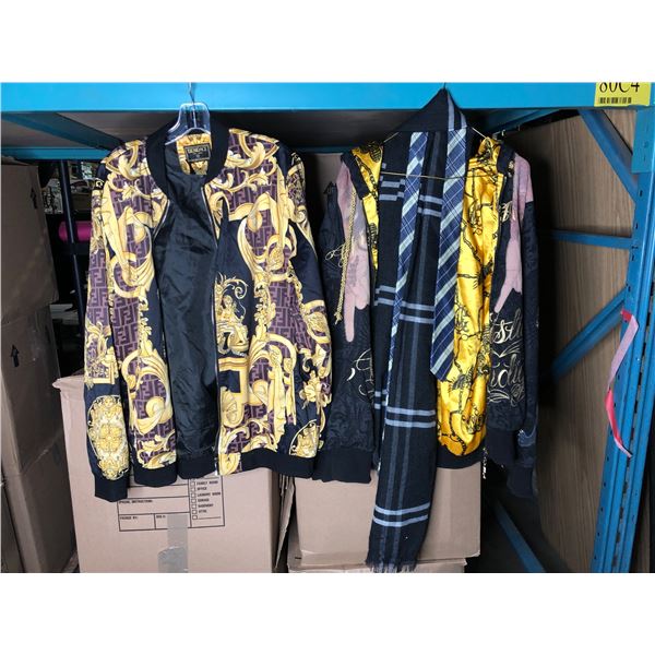 Group of 2 designer jackets - Fendace size 3XL Made in Italy & Christian Audigier Los Angeles size L