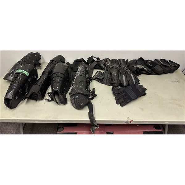 Group of assorted movie prop shields & guards