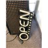 Image 2 : Storefont LED sign (approx 14" x 79" W x 2 1/2") & open sign