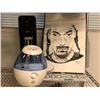 Image 1 : Group of assorted misc - includes Snoop Dogg portrait / Vicks ultrasonic humidifier / SodaStream Fiz