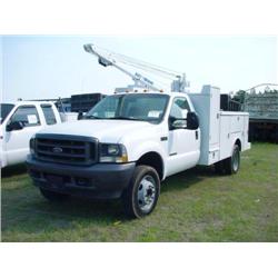 2002 FORD F450 SERVICE TRUCK