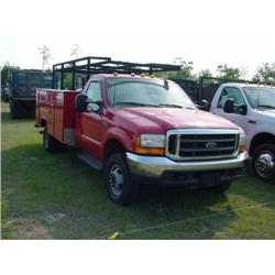 1999 FORD F350 4X4 MECHANICS TRUCK