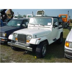 1989 JEEP WRANGLER 4X4