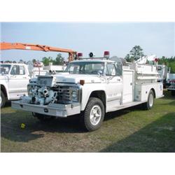 1975 FORD F750 FIRE TRUCK