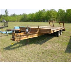 1985 HUDSON BROS DUAL TANDEM TAG TRAILER S/N F1000005