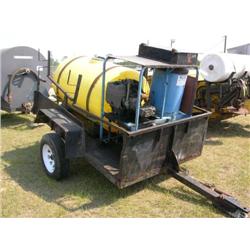 STEAM CLEANER W/WATER TANK (MTD) ON SHOPBUILT