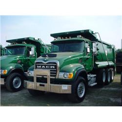 2004 MACK CV713 GRANITE TRI-AXLE DUMP