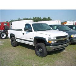 2001 CHEVROLET 2500 4X4 PICKUP