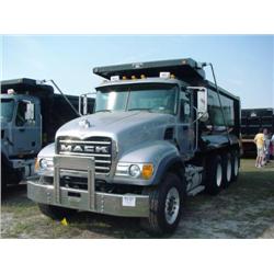 2004 MACK CV713 GRANITE TRI-AXLE DUMP