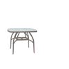 Image 2 : Pisa 40" Square Dining table w/alum top w/umbrella holder