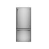 Image 1 : New GE Appliances ENERGY STAR 21.0 Cu. Ft. Bottom-Freezer Refrigerator GDE21DSKNKSS (retail $2099)