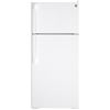Image 1 : New GE Appliances Energy Star® 16.6 Cu. Ft. Top-Freezer Refrigerator, White GTE17GTNERWW (retail $1,
