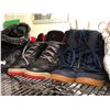 Image 3 : Shelf of assorted shoes - includes Jordan two - sz 11US / Nike airs / Nike Hyperdunks etc