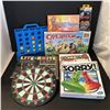 Image 1 : Group of assorted toys & games - includes operation / Connect 4 / Pressure point etc