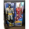 Image 3 : Group of assorted action figures - includes Saban's Power Rangers / Avengers Iron Man / Batman / Ven