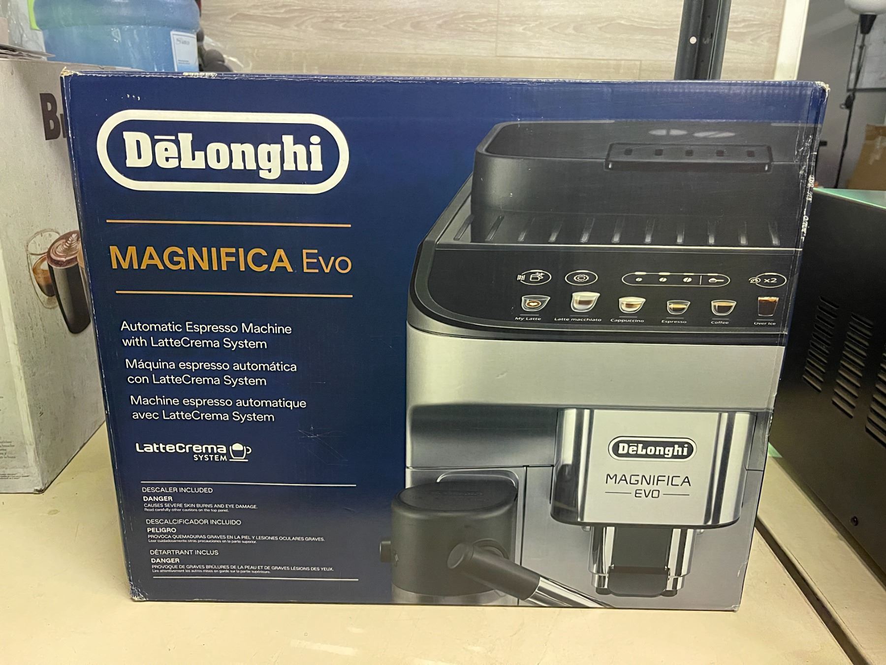 New DeLonghi Magnifica Evo Espresso Machine with LatteCrema System