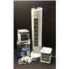 Image 1 : Group of 4 fans - includes 3 artic air pure chill evaporative air coolers & Airworks tower fan - no.