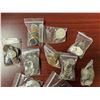 Image 2 : Large group of misc. coins - includes Canadian dollar, USA dollar etc.