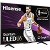 Image 1 : Hisense 55U68K- 55" Smart 4K ULED Google TV with Quantum Dot Technology (Canada Model) Retail - $549