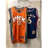 Image 1 : Group of 2 NBA jerseys - includes Phoenix Suns Steve Nash #13 (Sz L) & Philadelphia 76ers Julius Erv