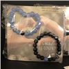 Image 3 : Group of assorted connected bracelets & jewelry - includes rings & earrings