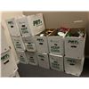 Image 1 : Large group of assorted kitchen related items - includes light bulbs Ziploc bags / containers / dete