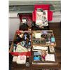 Image 1 : Large group of assorted jewelry & misc - includes Ardene earrings / ceramic decorative figure / temp