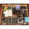 Image 3 : Large group of assorted jewelry & misc - includes Ardene earrings / ceramic decorative figure / temp