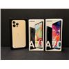 Image 1 : Group of 3 empty electronic boxes - includes iPhone 13 Pro Max / Samsung A70 & Samsung A71