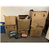 Image 1 : Large group of assorted misc items - includes Kenmore sewing machine / gaming headset / RCA home the
