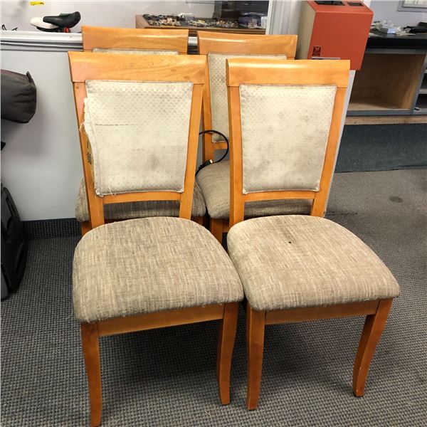 group of 4 dining chairs
