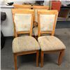 Image 1 : group of 4 dining chairs