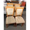 Image 2 : group of 4 dining chairs