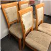 Image 3 : group of 4 dining chairs