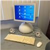 Image 1 : 2004 iMac G4 computer - includes keyboard mouse & speakers