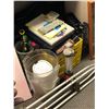 Image 2 : Large group of assorted misc items - includes snow shovel / desk chair / raft boat set (may be incom