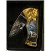 Image 2 : Group of 3 WIldlife collection - Wolf folding pocket knives