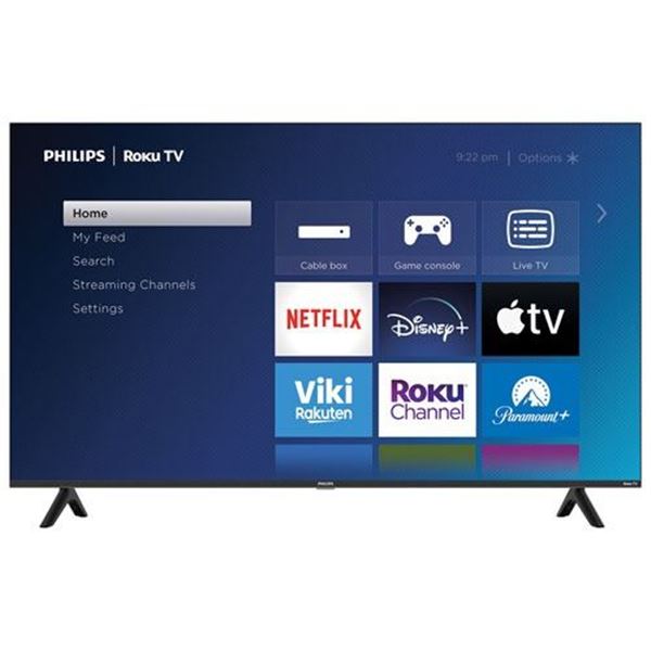 NEW Philips 50" 4K UHD HDR LCD Direct Lit Roku Smart TV (50PUL6673/F6) Retail - $449